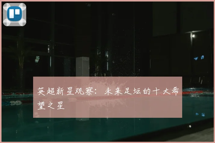英超新星观察：未来足坛的十大希望之星